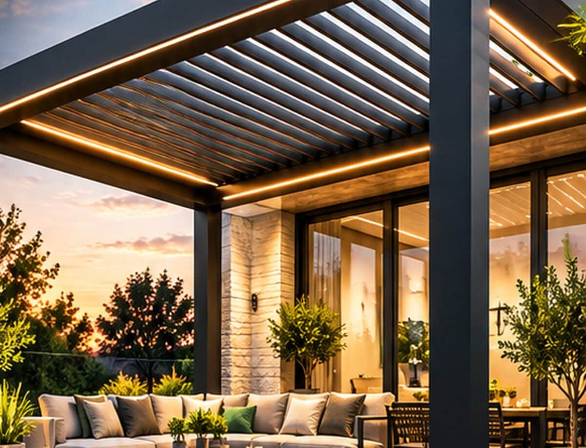 Pergola bioclimatique