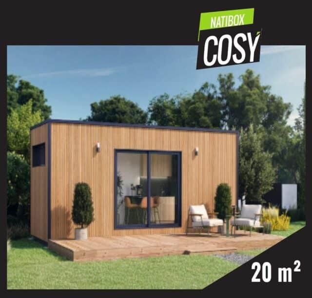 Studio de jardin Natibox Cosy 20 m²