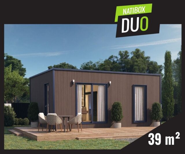Studio de jardin Natibox Duo 39 m²