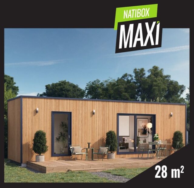 Studio de jardin Natibox Maxi 28 m²
