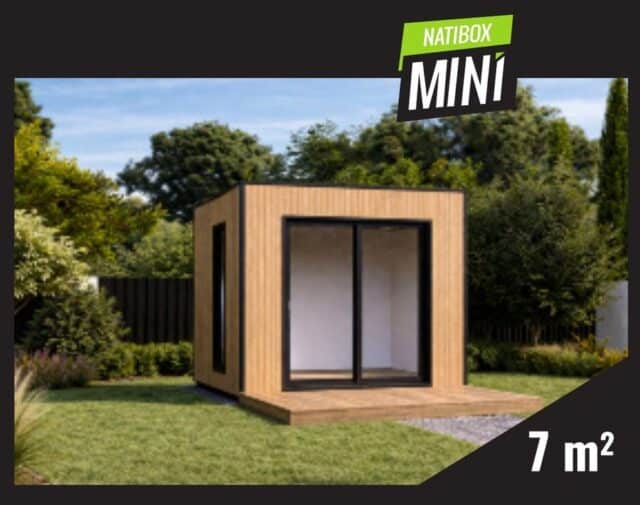 Studio de jardin Natibox Mini 7 m²