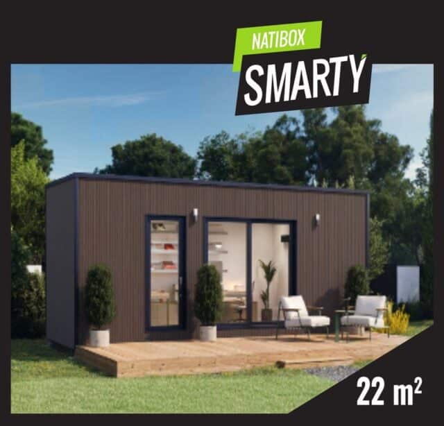 Studio de jardin Natibox Smarty 22 m²